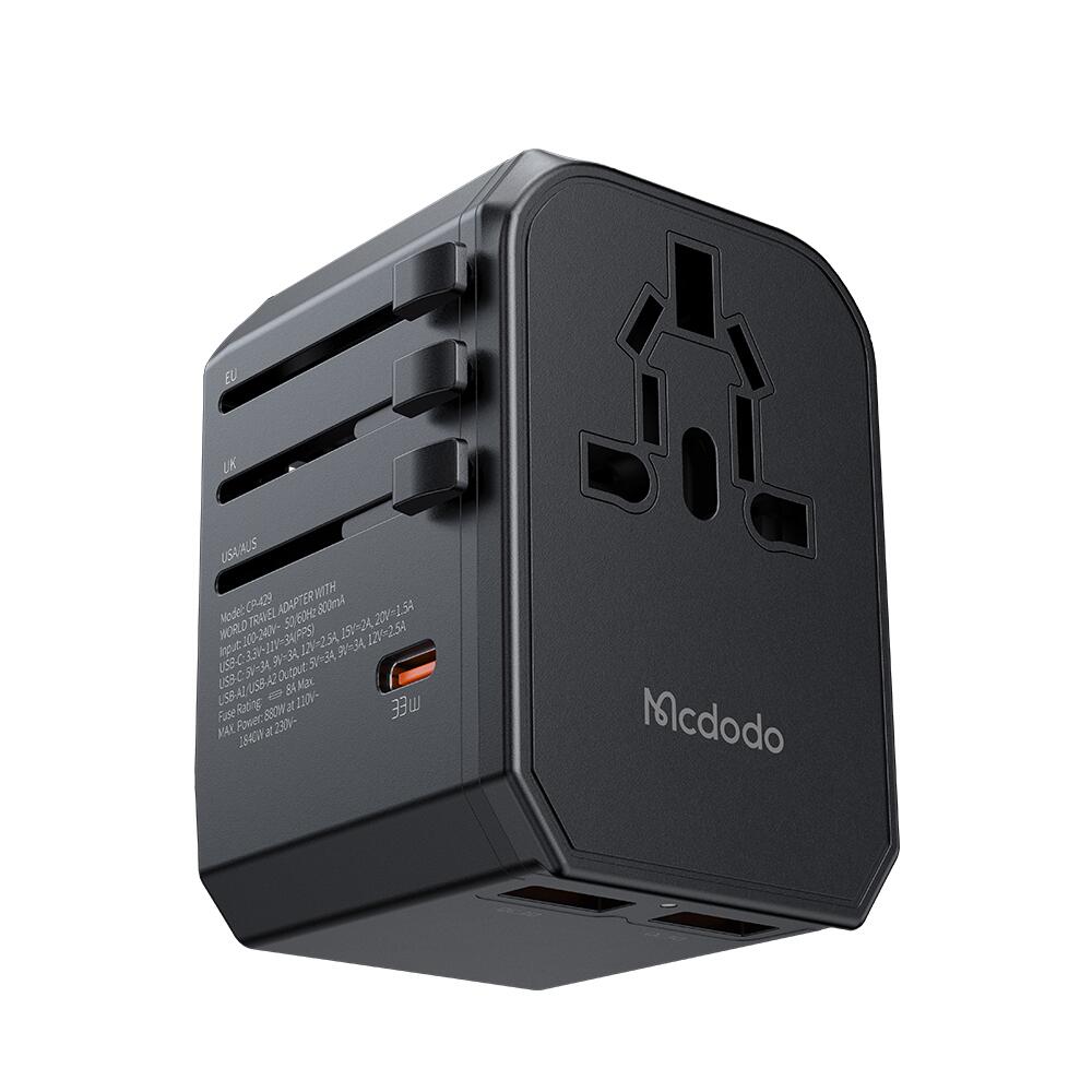 33W PD Fast Charging Universal Travel Adapter