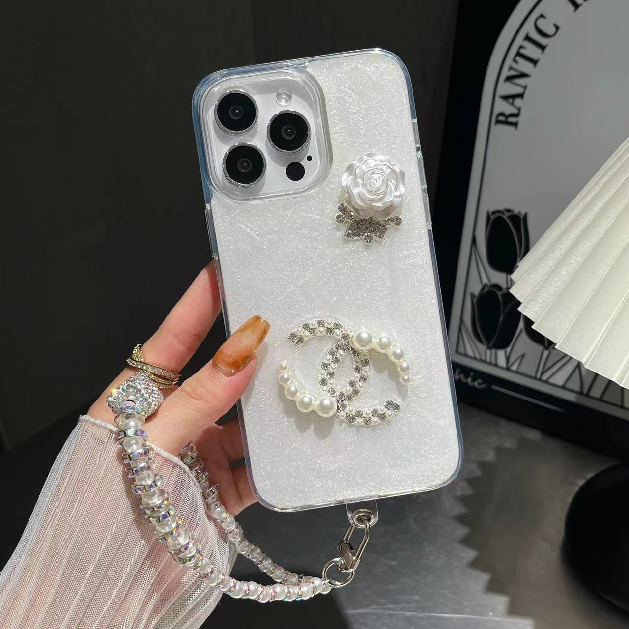 Chanel Glitter Case For iPhone