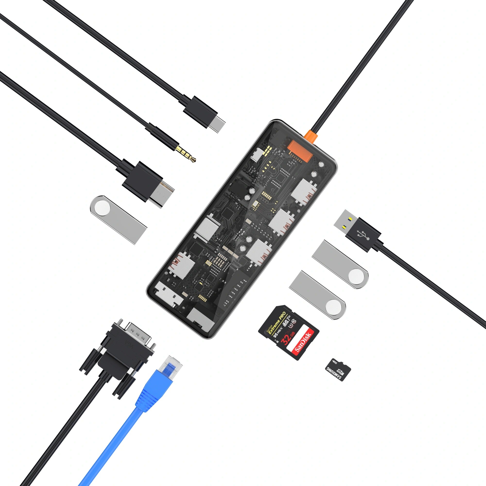 WiWU Cyber USB Type-C 11-in-1 Hub