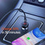 30W Car Charger with Digital Display