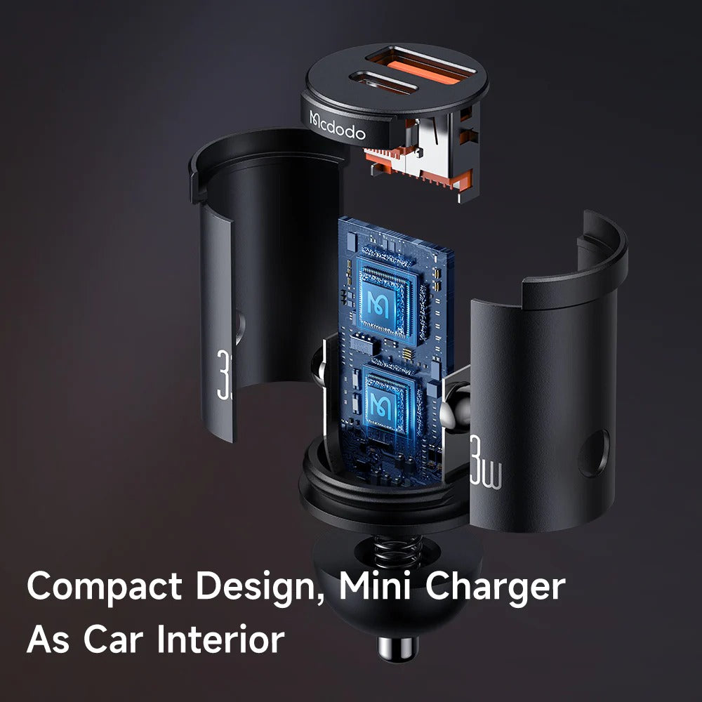 33W Dual Port Car Charger