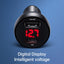 30W Car Charger with Digital Display