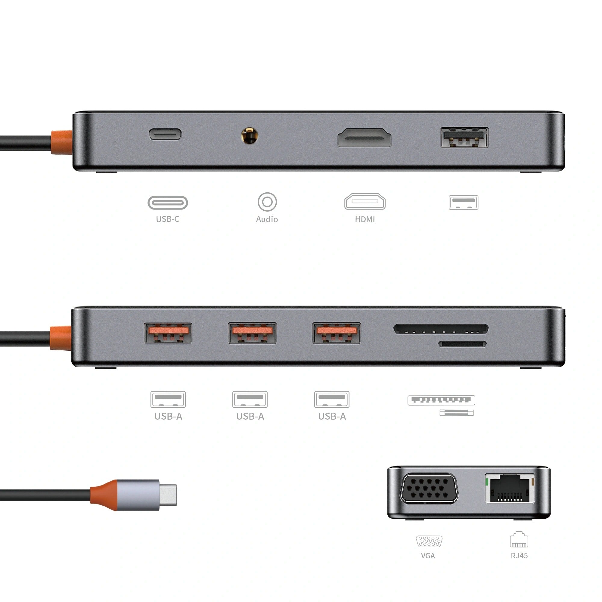 WiWU Cyber USB Type-C 11-in-1 Hub