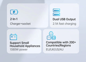 Universal Travel Adapter 2.1A