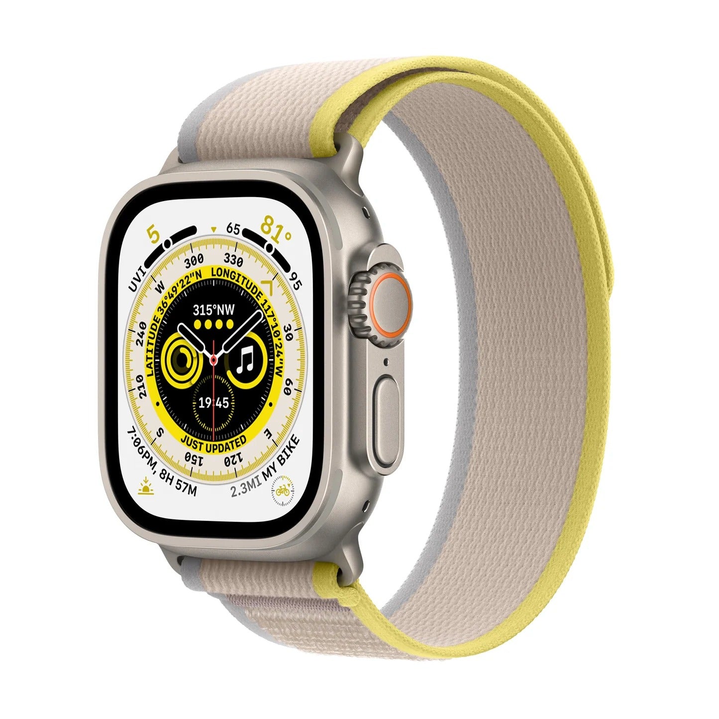 Apple Watch Strap Yellow/Beige Trail Loop