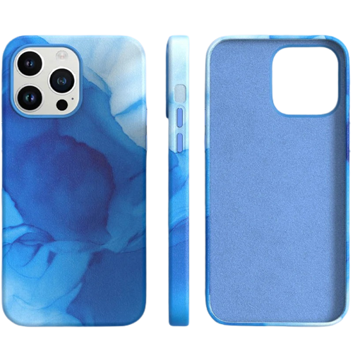 Figura Series Case with MagSafe for Apple iPhone Blue Colour