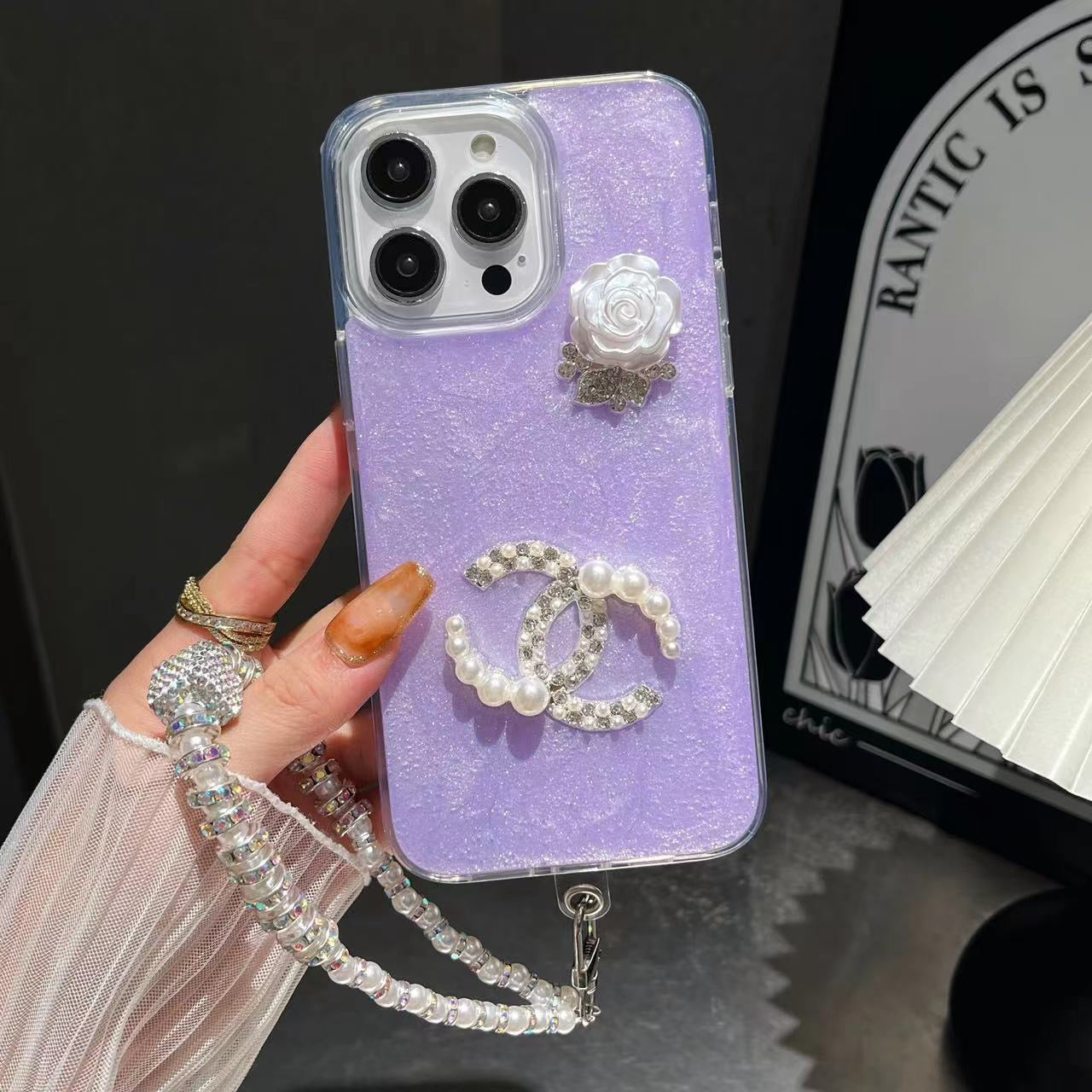 Chanel Glitter Case For iPhone