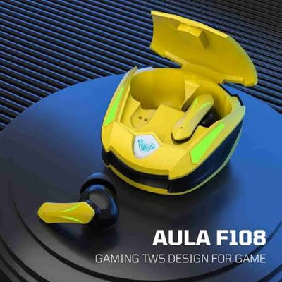 AULA F108 Gaming Earbuds, Wireless Earphones