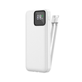 22.5W LED Display Power Bank With Built-In Cable - WIWU