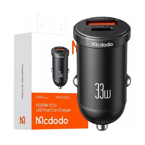 Mcdodo PD 33w 1C1U LED fast Car Charger (CC-232)