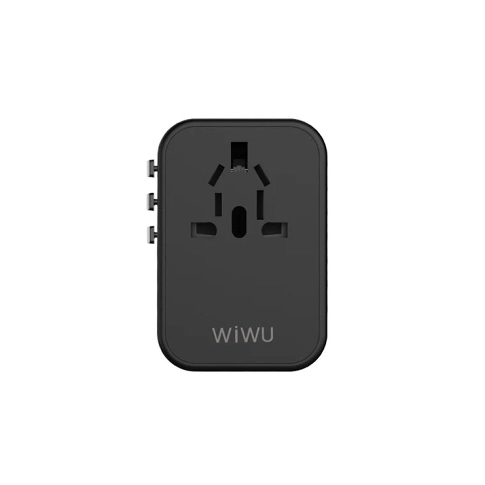 WiWU UA-303 Universal Plug Adapter 33.5W with Type-C Ports