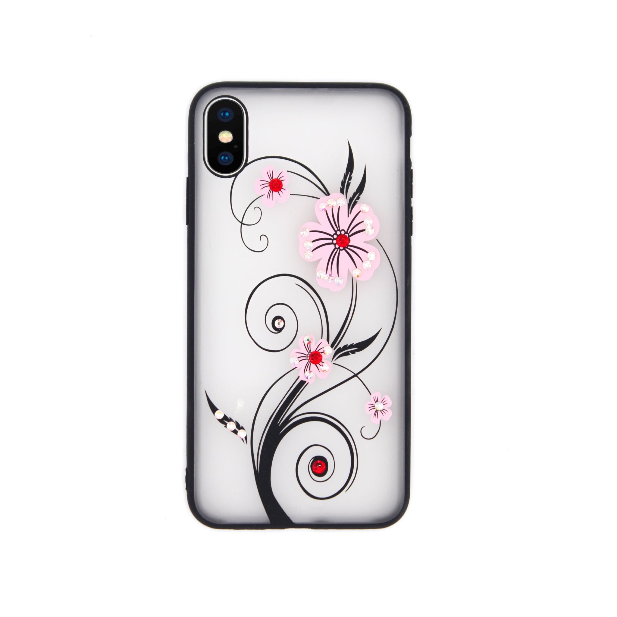 Flower Printed Cover For iPhone