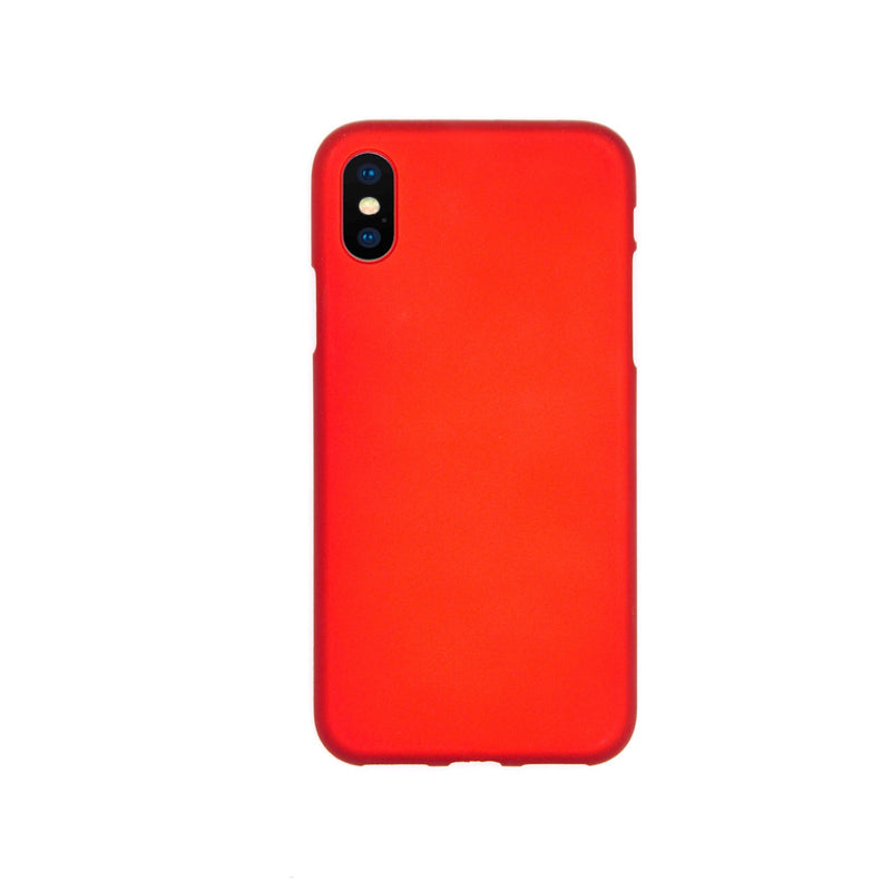 Red color silicone case for iPhone 