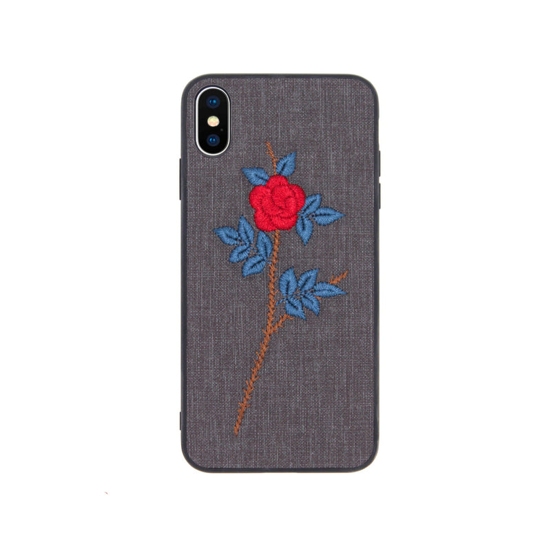 Jeans Flower Cover For iPhone