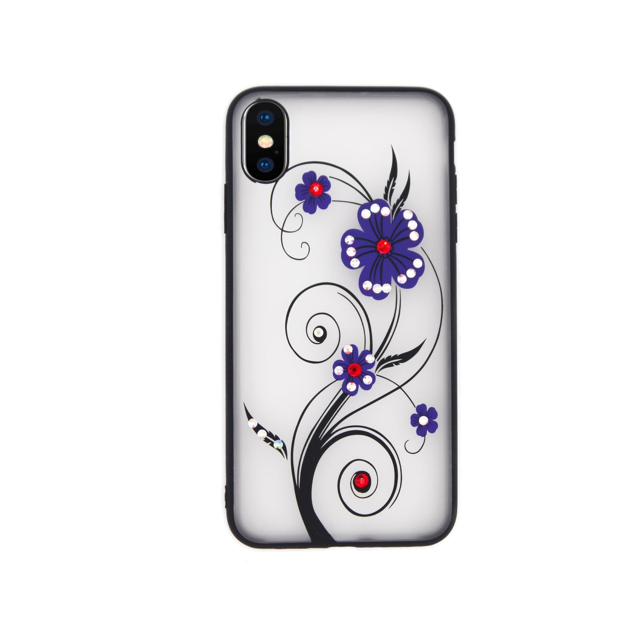 Flower Printed Cover For iPhone