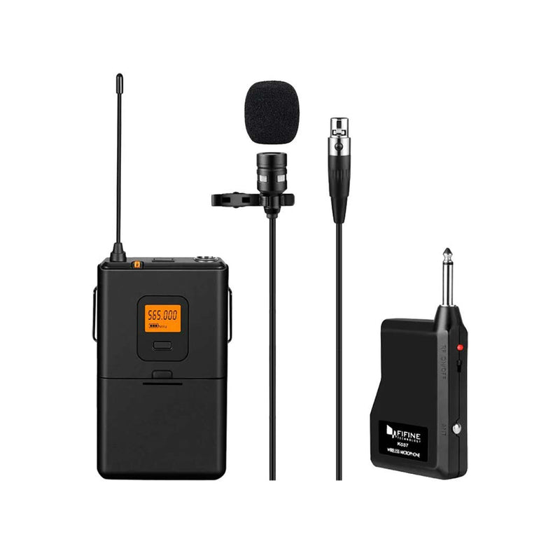 Fifine K037 Wireless Lavalier Microphone
