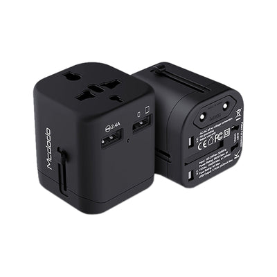 Universal Travel Adapter With 2 USB Ports