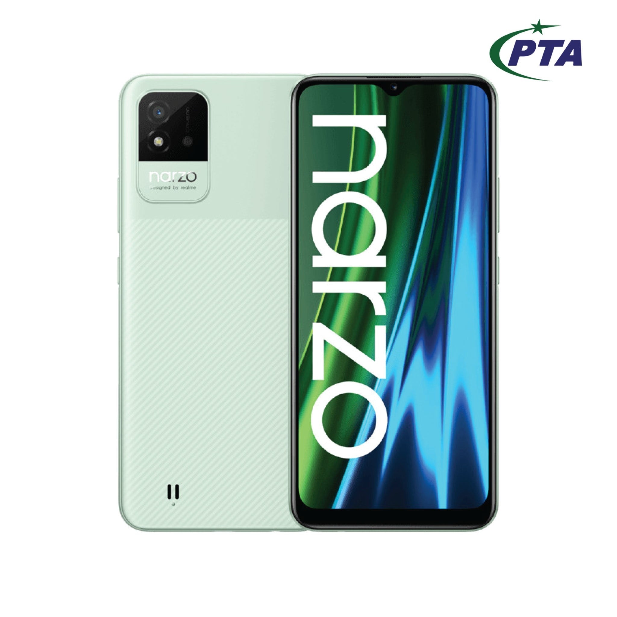 Realmi Narzi 50i Mint green