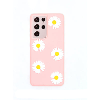 Flower Silicon Case For Samsung & iPhone