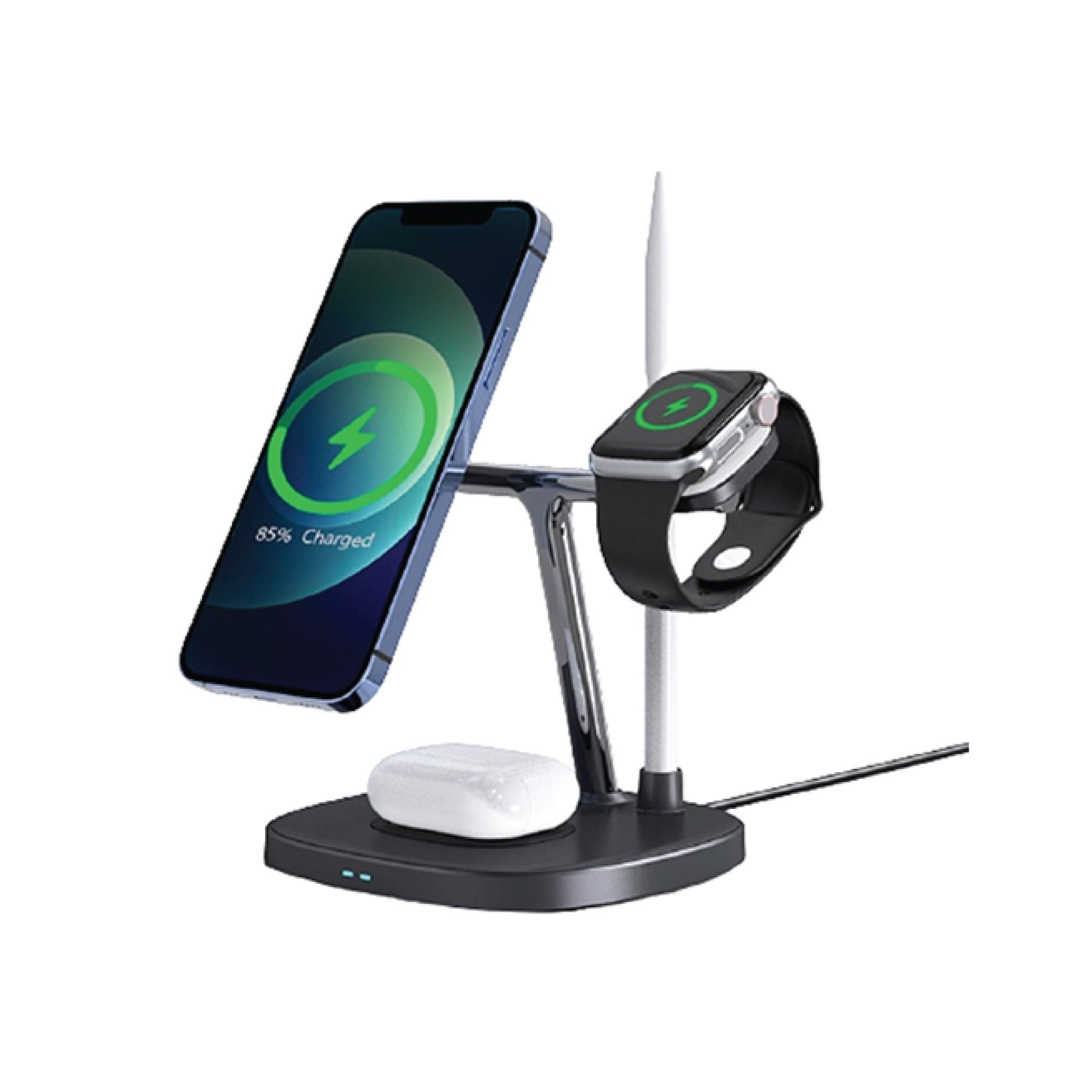 WiWU M8 Power Air 15W 4 in 1 Wireless Charger