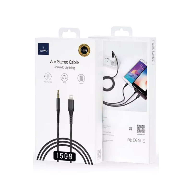 WiWU YP-02 3.5mm To IOS Stereo Audio Adapter Cable