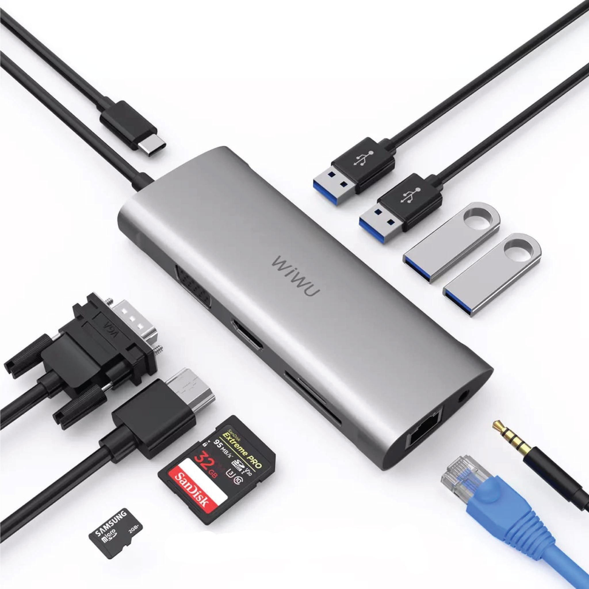 Wiwu Alpha 11 in 1 USB-C Hub A11