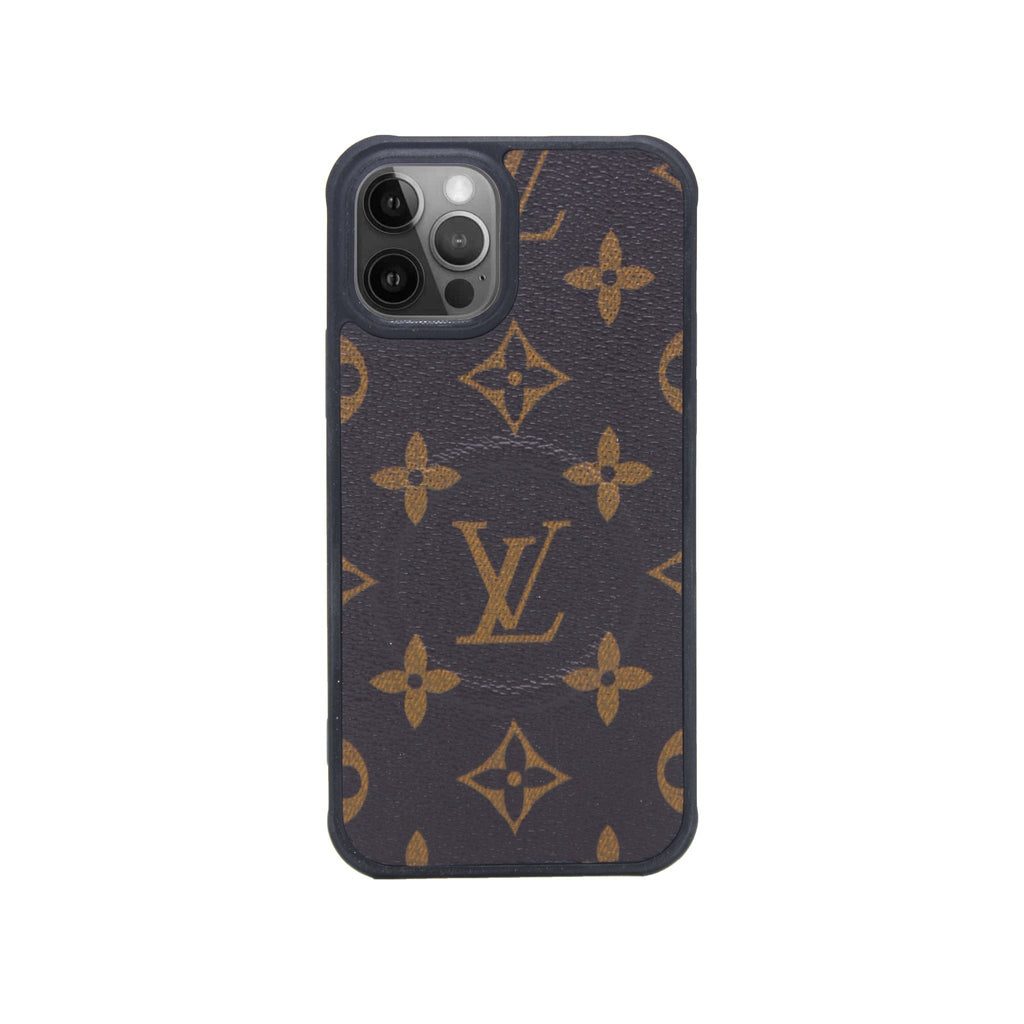 Louis Vuitton Leather Wallet Case iPhone 15 14 13 12 11 Pro Max LV-9